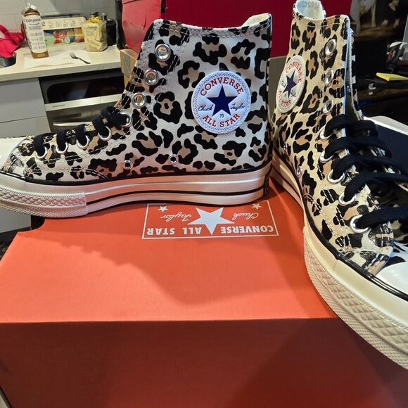 Converse Chuck 70 High 'Glow in The Dark Leopard Print' A13436C Women's Size 8.5 - Picture 6 of 15